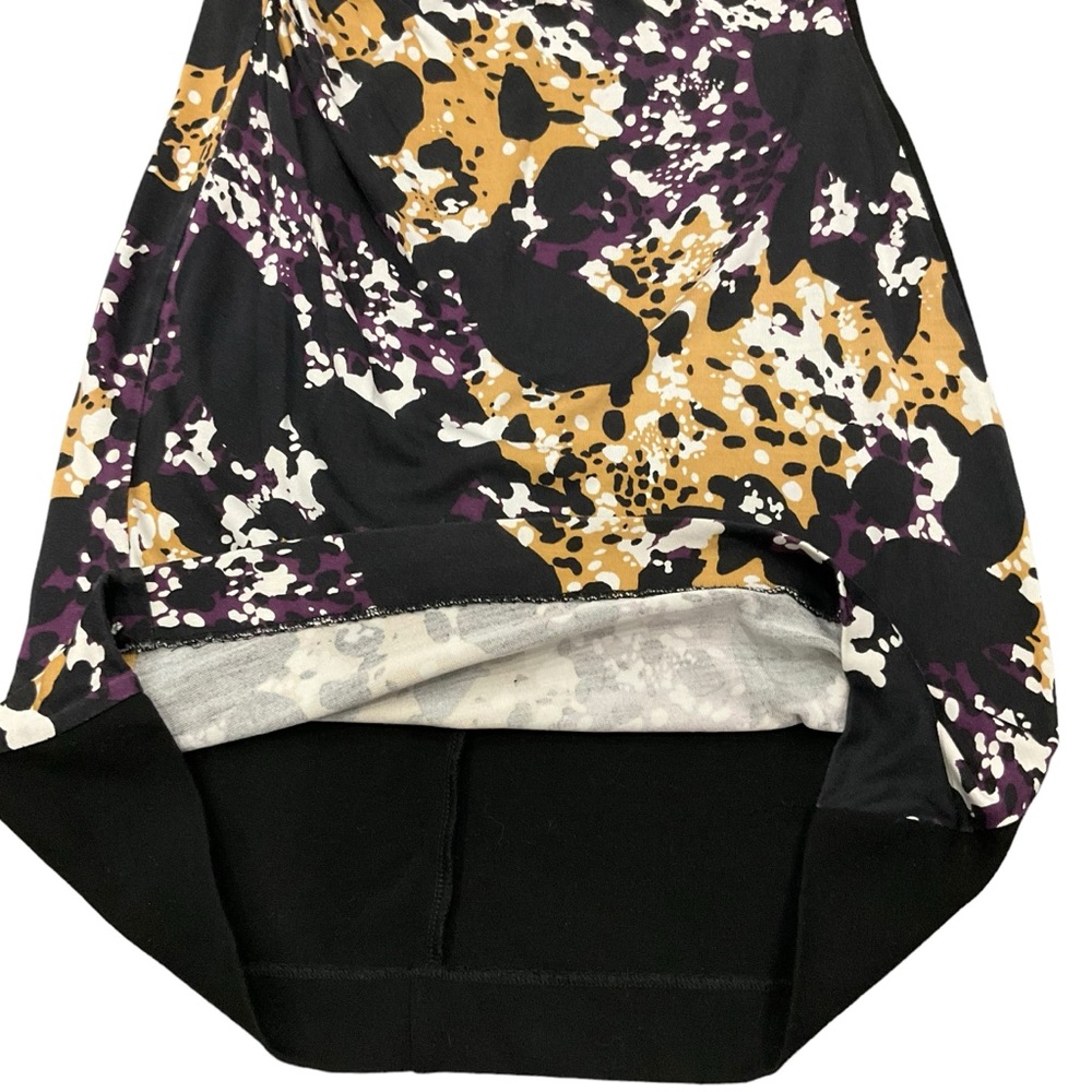 Diane Von Furstenberg Kirby Silk Dress Jersey Ruched Cheetah Splash Clas… - Picture 9 of 16